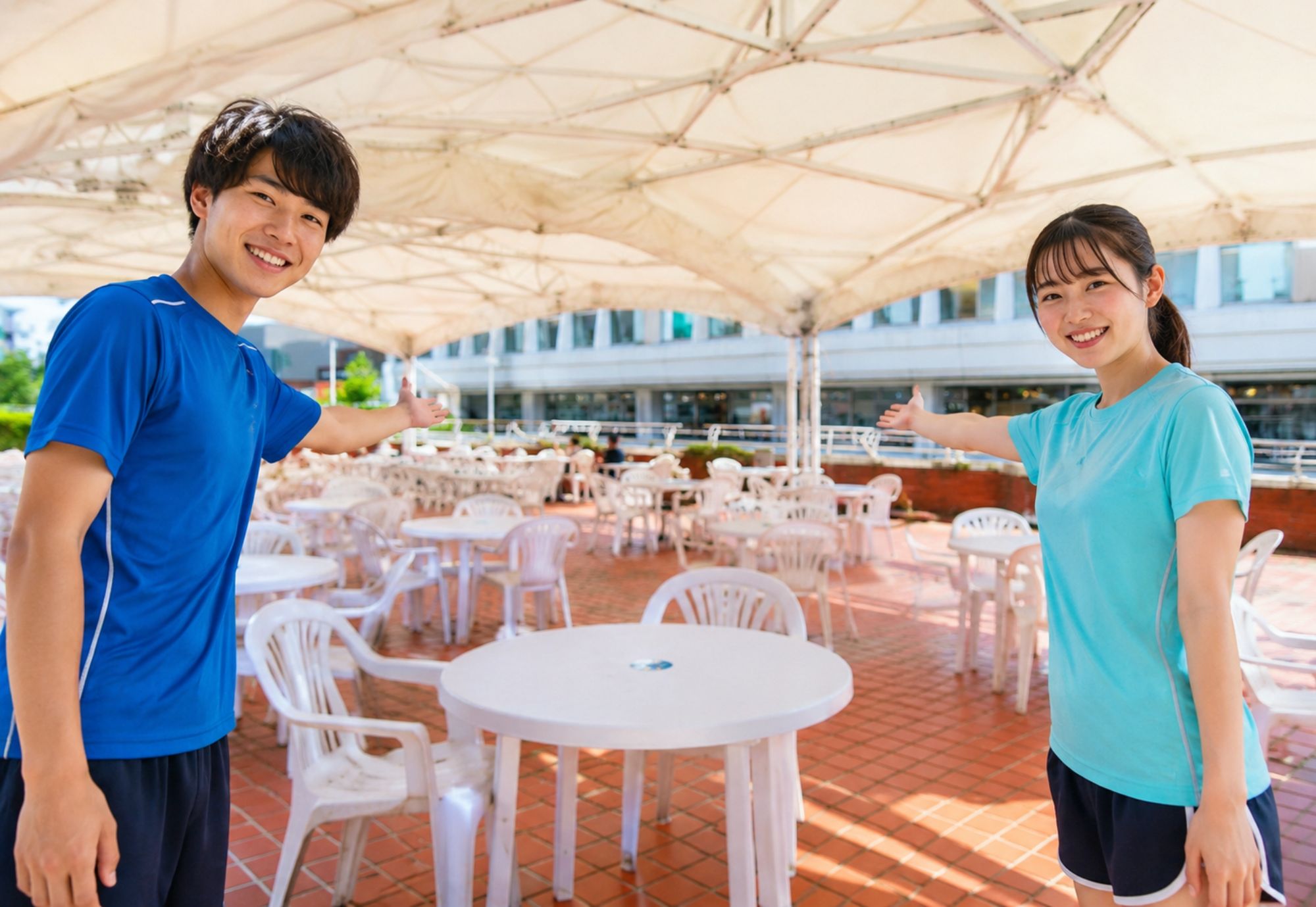 【公式】プール併設カフェ食券受付スタッフ
